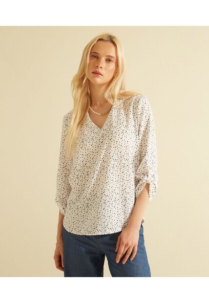 Blusa Para Mujer Manga 3/4 Color Azul Claro Marca Patprimo #30122897