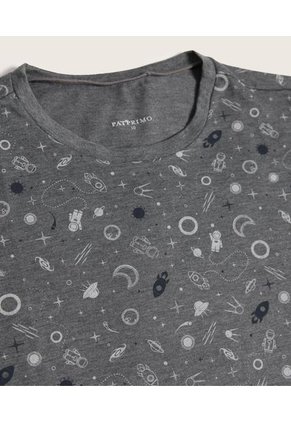 Pijama Para Niño M/C P/L Color Gris  Marca Patprimo #66040066