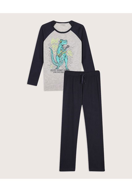 Pijama Para Niño M/L P/L Color Azul  Marca Patprimo #66040053