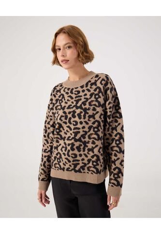 Camiseta Básico Escote Redondo   Para Mujer Café Patprimo Patprimo