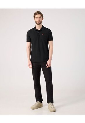 Polo Para Hombre Cuello Tejido Con Bolsillo Color Negro Marca Patprimo #44111313