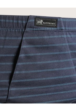 Calzoncillo Estampado Clásico En Algodón X1 Para Hombre Azul Patprimo