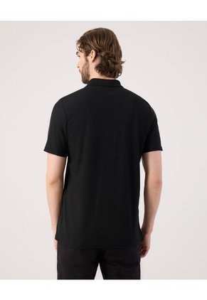 Polo Para Hombre Cuello Tejido Con Bolsillo Color Negro Marca Patprimo #44111313