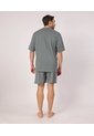 Conjunto De Pijama Estampada   Para Hombre Gris Patprimo de Patprimo