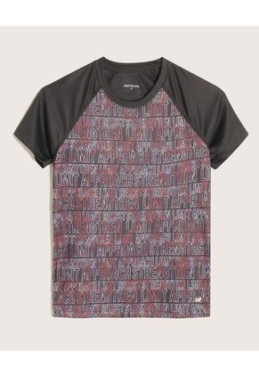 Camiseta Para Niño Manga Corta Color Negro Marca Patprimo #66090294