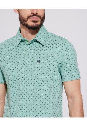 Polo Para Hombre Cuello Maquina Con Bolsillo Color Verde  Marca Patprimo #44112428
