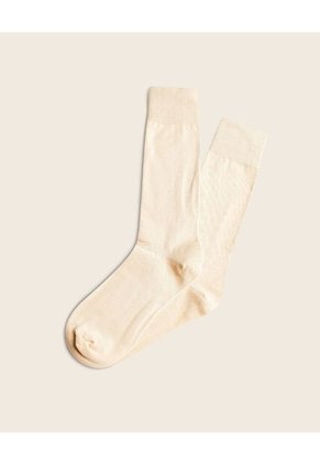 Medias Para Hombre Caña Larga Color Café Claro Marca Patprimo #44980009