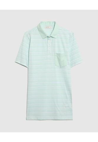 Polo Para Hombre Cuello Maquina Con Bolsillo Color Verde  Marca Patprimo #44112644 Patprimo