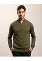 Saco  Para Hombre Cuello Alto O Cuello Tortuga Color Verde Marca Patprimo #44330243 de Patprimo