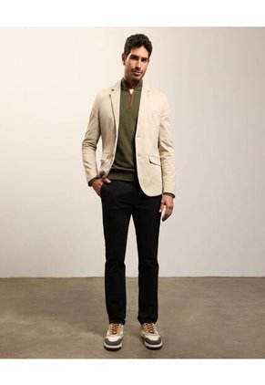 Saco  Para Hombre Cuello Alto O Cuello Tortuga Color Verde Marca Patprimo #44330243