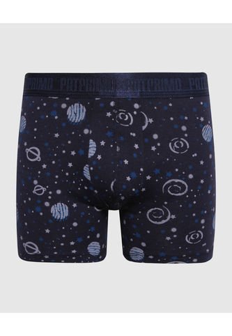 Boxer Para Niño Fleat Seamer Medio Color Azul Oscuro Marca Patprimo #66000109 Patprimo