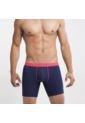 Boxer X1 Para Hombre Fleat Seamer Medio Color Azul Marca Patprimo #44000090 de Patprimo