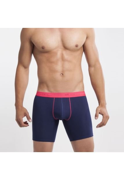 Boxer Para Hombre Fleat Seamer Medio Color Azul  Marca Patprimo #44000090