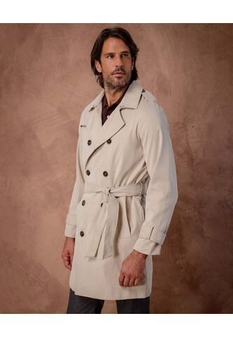 Chaqueta  Para Hombre Trench Color Beige Marca Patprimo #44080343 Patprimo
