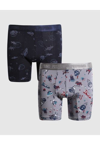 Boxer Para Niño Filete Medio Color Gris  Marca Patprimo #63000071 Patprimo