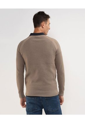 Saco Para Hombre Patprimo Color Beige Material Poliéster 100%
