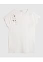 Camiseta  Para Mujer Manga Corta Cuello Redondo Color Blanco Marca Patprimo #14091455 de Patprimo