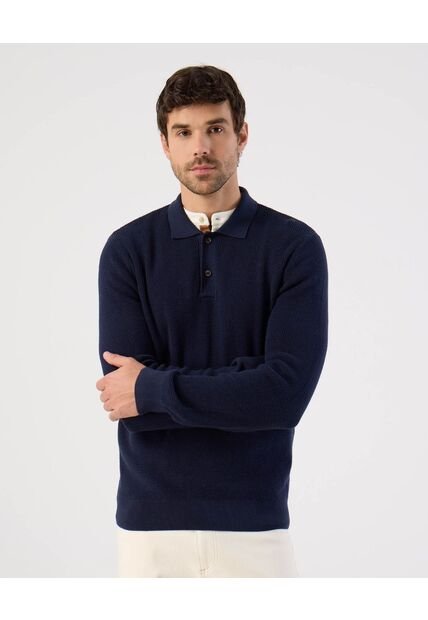 Saco  Para Hombre Cuello V Color Azul Marca Patprimo #44330232