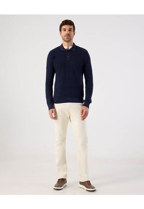 Saco  Para Hombre Cuello V Color Azul Marca Patprimo #44330232