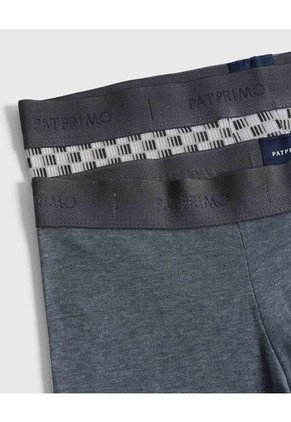 Boxer X2 Para Hombre Fleat Seamer Medio Color Negro Marca Patprimo #44000530