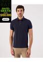 Polo Slim Fit Con Detalles En Contraste  Para Hombre Azul Patprimo de Patprimo