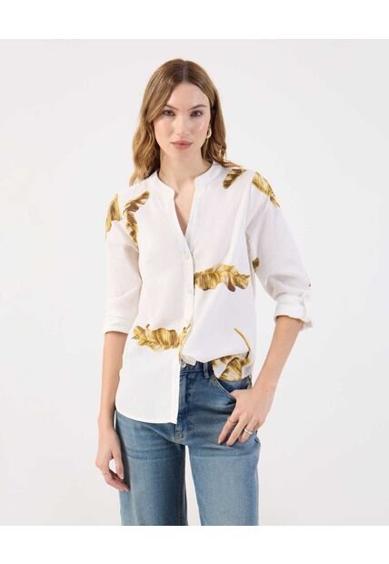 Blusa  Para Mujer Manga Larga Color Amarillo Marca Patprimo #30123635