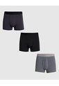 Pack X3 Bóxer Para Hombre En Tela Texturizada X3 Para Hombre Negro Patprimo de Patprimo