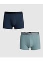 Set X2 Bóxers Largos Con Textura Microperforada Para Hombre X2 Para Hombre Negro Patprimo de Patprimo