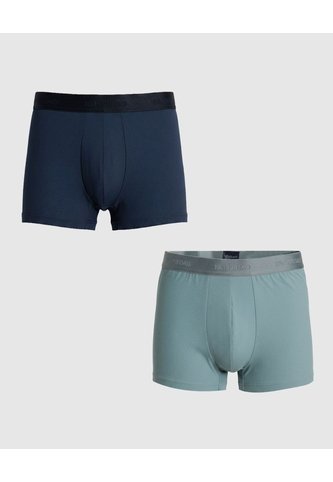 Set X2 Bóxers Largos Con Textura Microperforada Para Hombre X2 Para Hombre Negro Patprimo Patprimo
