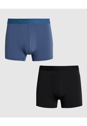 Pack X2 Bóxer Para Hombre Con Copa Anatómica X2 Para Hombre Negro Patprimo