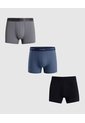 Pack X3 Bóxer Para Hombre En Tela Jaspeada X3 Para Hombre Negro Patprimo de Patprimo