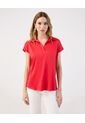 Blusa  Para Mujer Manga Corta Color Rojo Marca Patprimo #30123626 de Patprimo