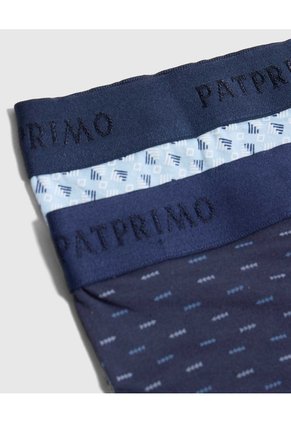 Set X2 Bóxers Medios Con Estampado Para Hombre X2 Para Hombre Negro Patprimo