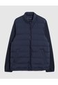 Chaqueta Acolchada Unicolor Para Hombre  Para Hombre Azul Patprimo de Patprimo