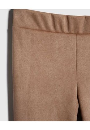 Leggins Unicolor Pretina Expuesta  Para Mujer Café Patprimo