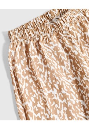 Pijama De Pantalón Y Cuello Redondo Mujer Para Mujer Café Patprimo