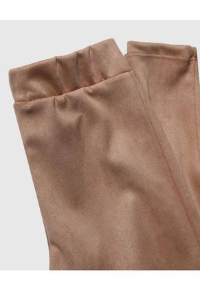 Leggins Unicolor Pretina Expuesta  Para Mujer Café Patprimo