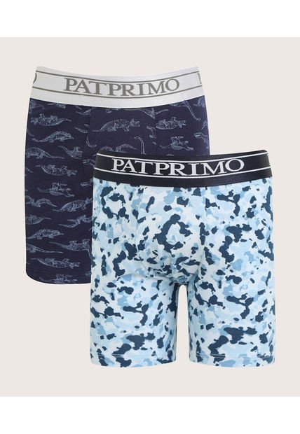 Boxer Para Niño Filete Color Azul Oscuro Marca Patprimo #66000098