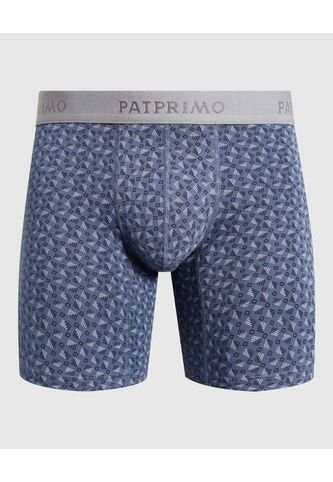 Boxer X1 Para Hombre Fleat Seamer Medio Color Azul Marca Patprimo #44000508 Patprimo