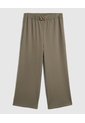 Pantalón Wide Leg Con Herraje Para Mujer Curvy  Para Mujer Verde Patprimo de Patprimo
