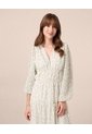 Vestido Largo Con Cintura Enresortada Para Mujer  Para Mujer Verde Patprimo de Patprimo
