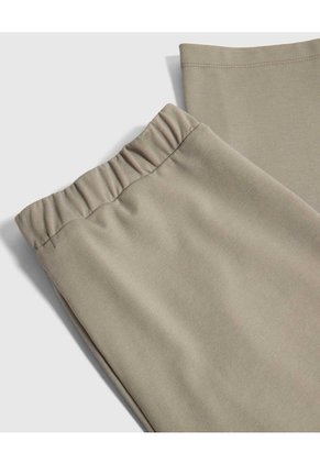 Pantalón Wide Leg Con Herraje Para Mujer Curvy  Para Mujer Verde Patprimo