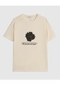 Camiseta Texturizada Manga Corta Para Mujer Curvy  Para Mujer Café Patprimo de Patprimo