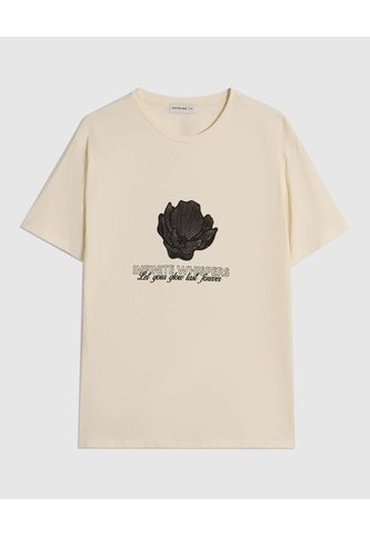 Camiseta Texturizada Manga Corta Para Mujer Curvy  Para Mujer Café Patprimo Patprimo