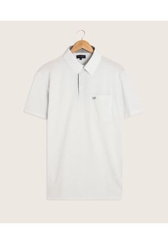 Polo Para Hombre Cuello Maquina Con Bolsillo Color Blanco Marca Patprimo #44110981 Patprimo