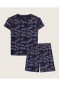 Pijama Para Niño M/C P/C Color Azul  Marca Patprimo #66040048 de Patprimo