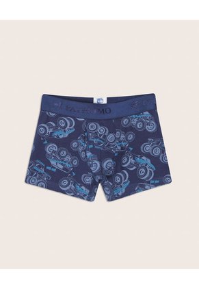 Boxer Para Niño Filete Color Azul Oscuro Marca Patprimo #66000046