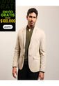 Blazer Clasico   Para Hombre Beige Patprimo de Patprimo