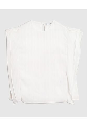 Blusa  Para Mujer Manga Corta Color Blanco Marca Patprimo #30123643 Patprimo