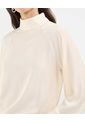 Blusa Plisada Cuello Alto  Para Mujer Amarillo Patprimo de Patprimo